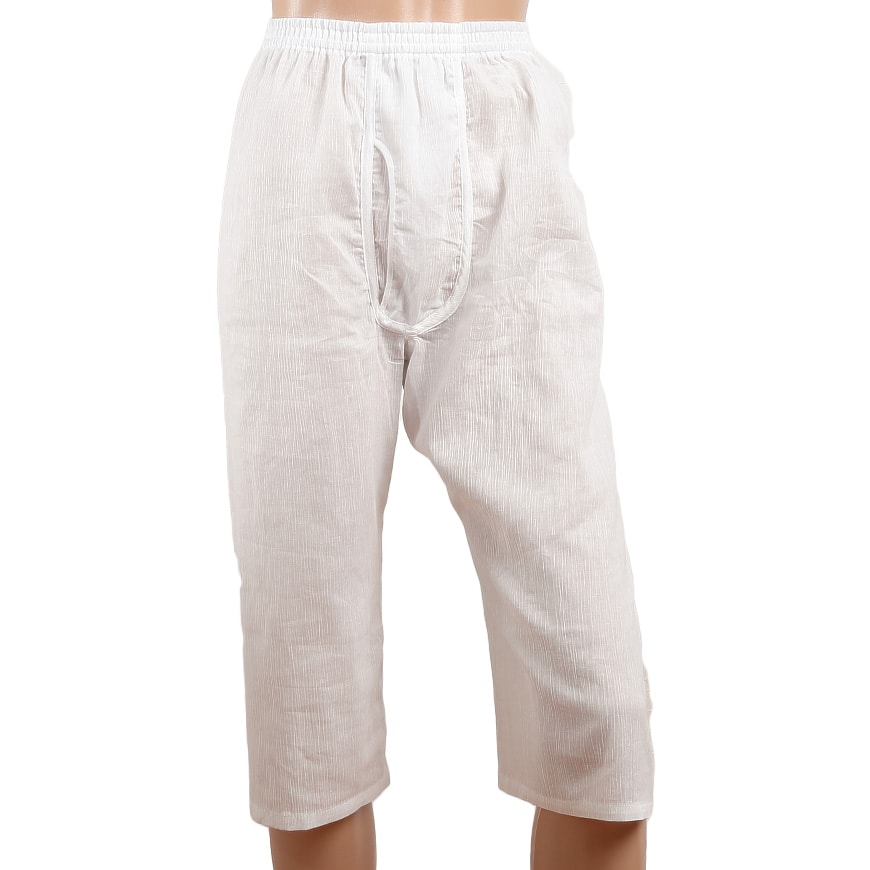 クレープ メンズ ステテコ 綿100% 2枚組 M〜LL (クレープ素材 クレープ肌着 紳士 男性 ボトム インナー パンツ ズボン下 夏 肌着 すててこ M L LL) (在庫限り)