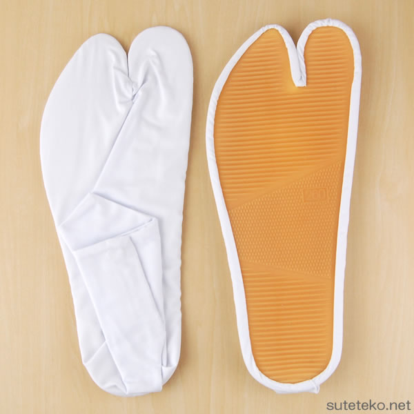 ゴム底まつり足袋 白 26.5〜29cm (祭用品) (和装呉服) (取寄せ)