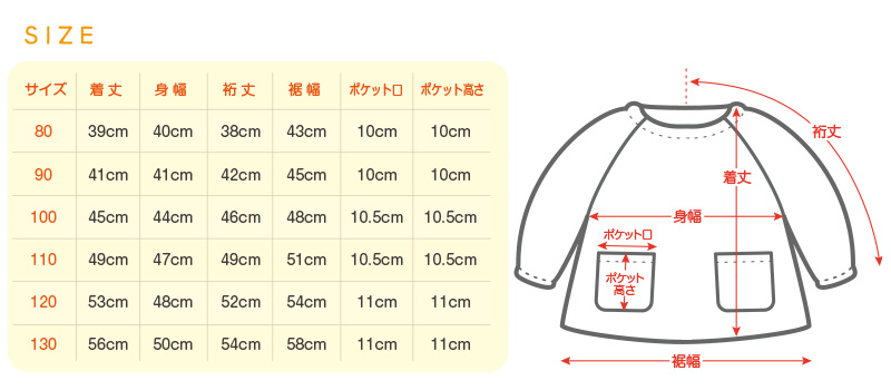 スモック 長袖 幼稚園 スモッグ 子供 撥水 キッズ 80〜130cm 女の子 男の子 無地 80 90 100 110 120 130 お食事 エプロン 遊び着 保育園 子ども 入園準備