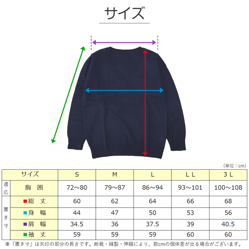 スクールセーター 女子 高校生 制服 ニット セーター 学生 Vネック S〜3L 洗える 中学生 ウール 学校 無地 黒 紺 大きいサイズ 冬 秋 レディース