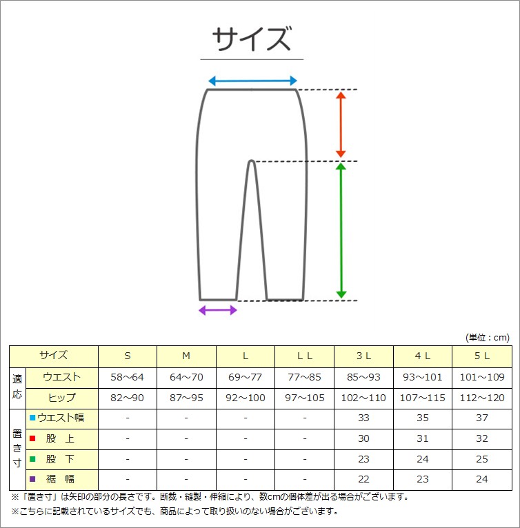 レディース インナー 5分丈 ハーフ ボトム スラックス下 ズボン下 ボトムス 大きいサイズ 3L 4L 5L 綿100 コットン シルク レギンス スパッツ 婦人肌着 下着