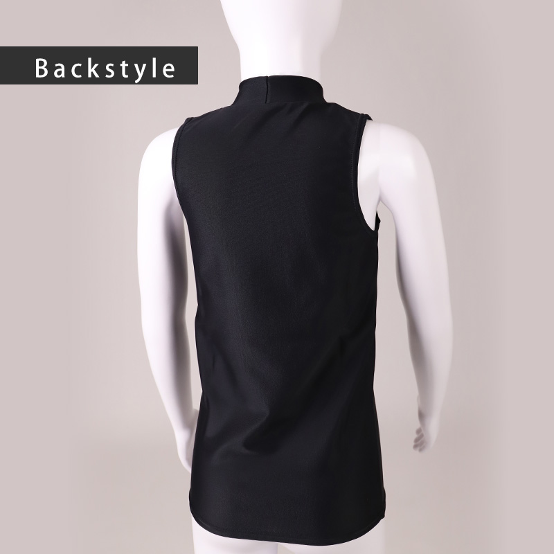 日本製 キッズ スポーツ UV スリーブレス ハイネック シャツ 130cm〜170cm  スポーツインナー 子供 uvカット ジュニア 男の子 女の子 