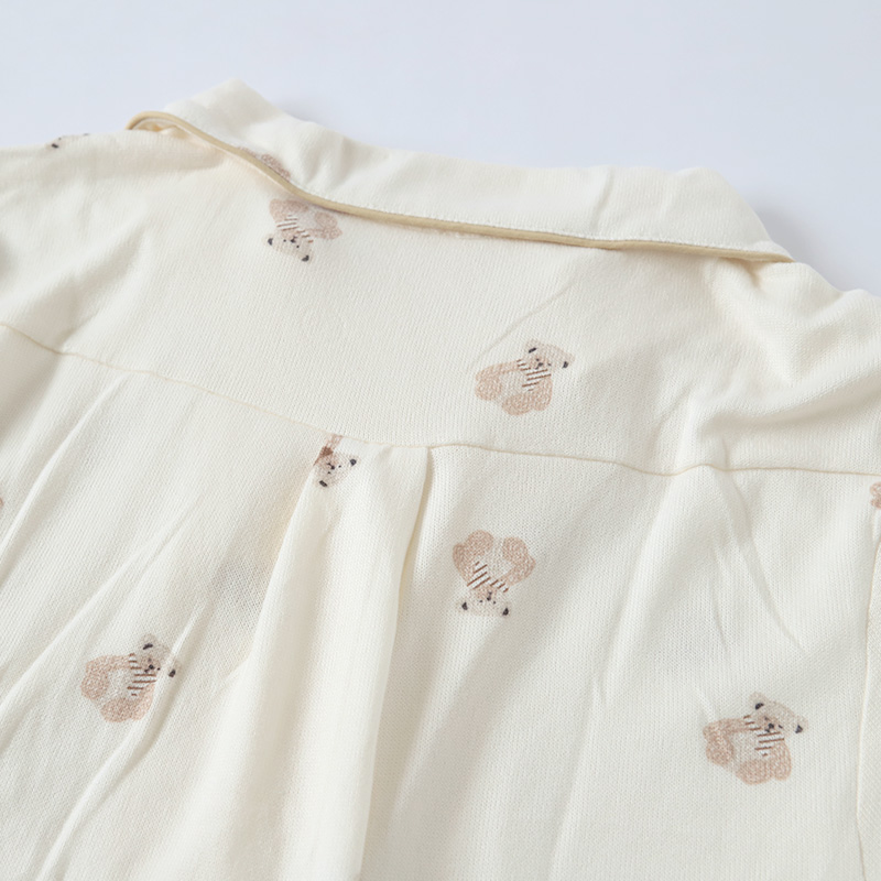 マタニティパジャマ 全開 パジャマ マタニティ レディース マタニティウェア 妊婦 長袖 産前 産後 ルームウェア 上下セット M-L L-LL マタニティー 婦人 上下 (在庫限り)