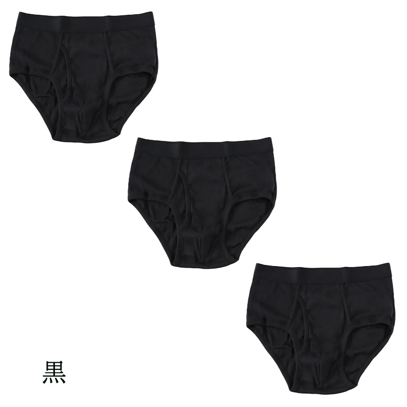 ブリーフ メンズ 綿100% パンツ スタンダード 前開き 3枚セット S M L LL 下着 インナー ブリーフパンツ 肌着 紳士肌着 男性 紳士 パンツ 3枚組 まとめ売り
