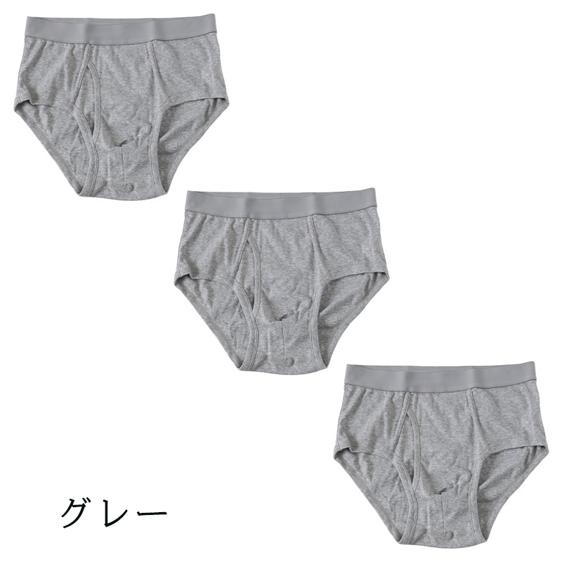 ブリーフ メンズ 綿100% パンツ スタンダード 前開き 3枚セット S M L LL 下着 インナー ブリーフパンツ 肌着 紳士肌着 男性 紳士 パンツ 3枚組 まとめ売り
