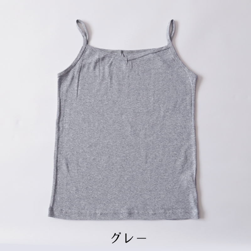 キャミソール 綿100% レディース インナー S〜LL 肌着 下着 綿 キャミ シャツ コットン 無地 白 グレー 黒 ベージュ シンプル 女性 婦人