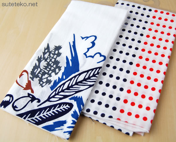 日本手拭・豆しぼり(約90cm×33cm)   (てぬぐい ふきん 布巾 タオル 入浴 風呂 剣道 和柄 おまかせ)  (ソーワ)