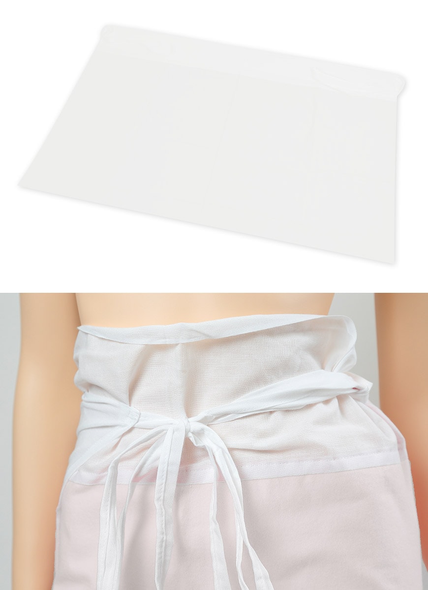 日本製 レディース 綿100％ 両面起毛 16双ネル 紐付き 和装裾除け M・L (和装下着 礼装 着付け 肌着 腰布 腰巻 保温 暖かい) (和装呉服) (取寄せ)