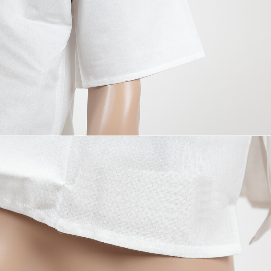 八重の下着本舗 紳士用 綿100％さらし天竺 打合せひもなし 和装下着 M〜LL (YAE) (和装呉服) (取寄せ)