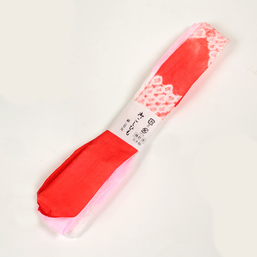 和装小物 正絹100% 色おまかせ カラー御こしひも 3本組 幅4cm×長さ210cm (シルク100% 腰紐 腰ひも 胸紐 礼装 着物 振袖 着付け 着崩れ防止 浴衣) (取寄せ)