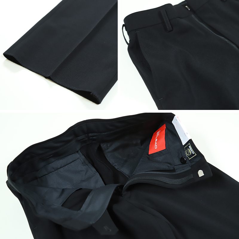 学生服 スラックス NY型ノータック ストリード 61cm〜76cm ( 制服 学校 学生 中学生 高校生 裾上げ無料) (送料無料) (取寄せ)