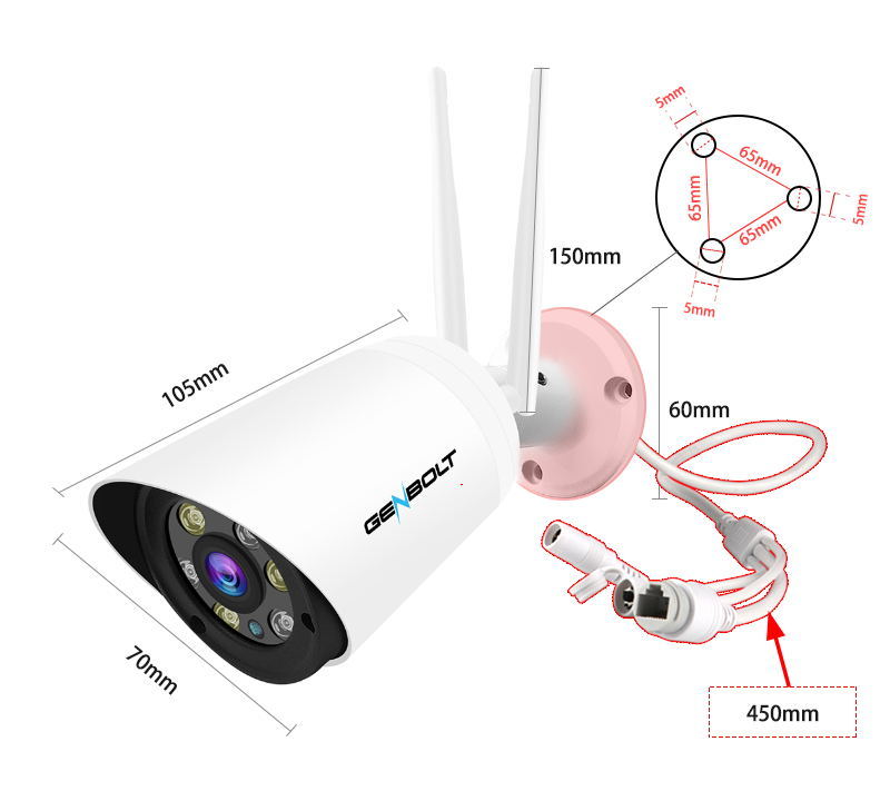防犯カメラ ワイヤレス 屋外 WIFI 監視カメラセット 双方向通話