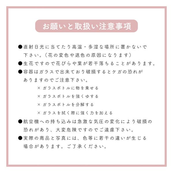 プリザーブドフラワー  花束 アレンジメント プレゼント 仏花 D-0002 グラスフラワー ボトルフラワー ガラス ドライフラワー 枯れない花 お供え 仏壇 慶事 忌事｜sck-shop｜07