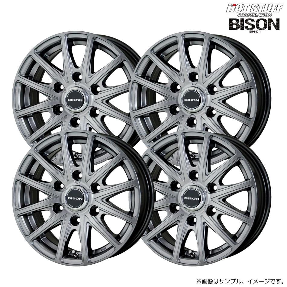 HOT STUFF（ホットスタッフ） バイソン BN-01 ホイール4本セット 15x6