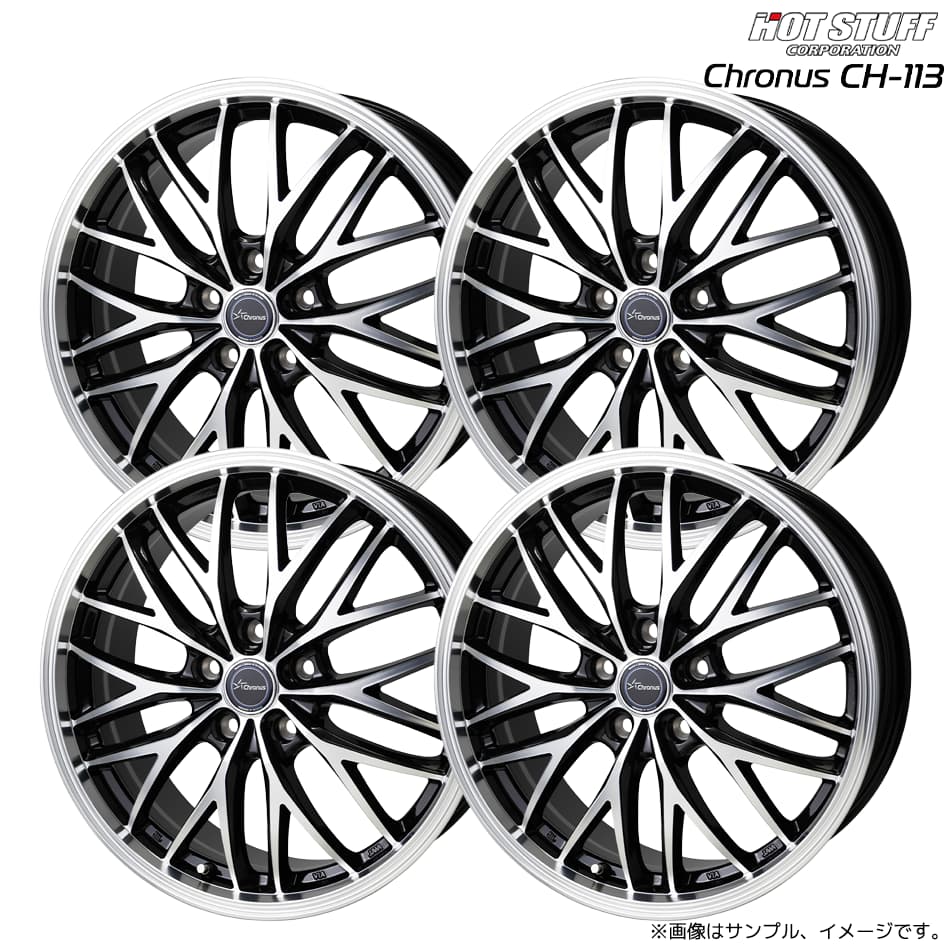 HOT STUFF（ホットスタッフ） クロノス CH-113 ホイール4本セット 17x7