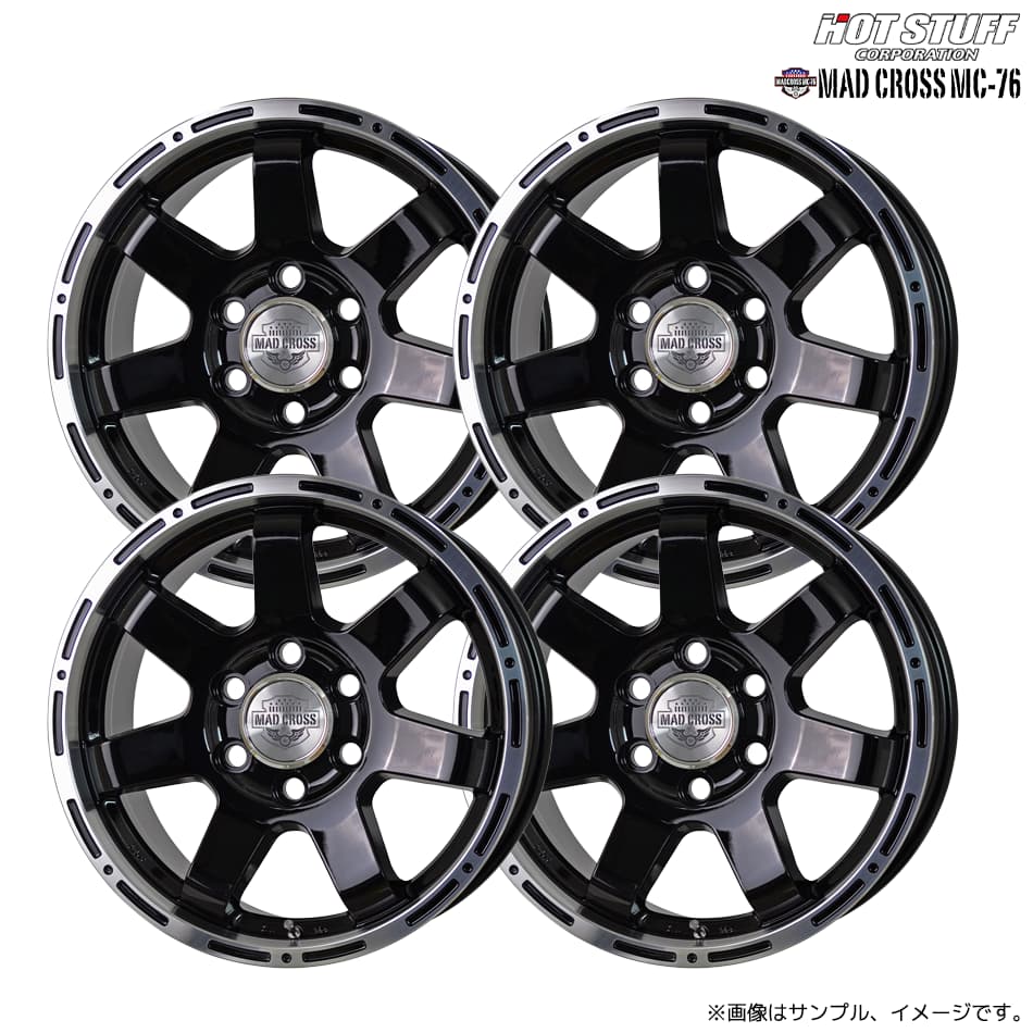 HOT STUFF（ホットスタッフ） マッドクロス MC-76 ホイール4本セット 
