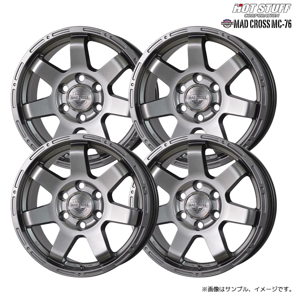HOT STUFF（ホットスタッフ） マッドクロス MC-76 ホイール4本セット 