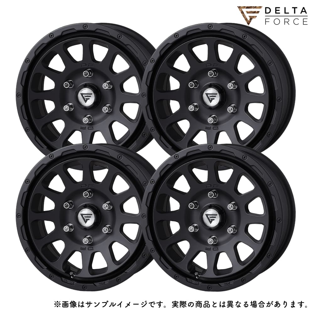 DELTA FORCE（デルタフォース） オーバル 17x8.0J 6H 139.7 +20 マット