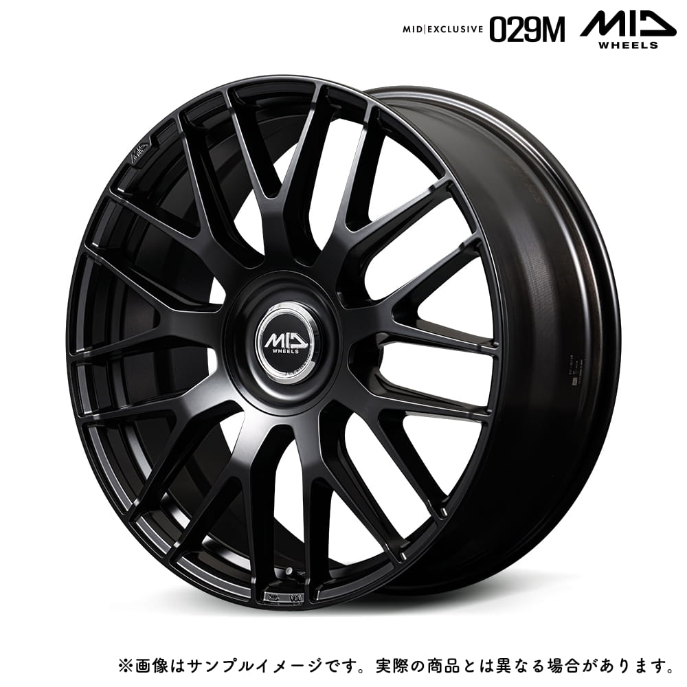 MID �G�N�X�N���[�V�� 029M 21x8.5J 5H 114.3/108 +40 �Z�~�O���X�u���b�N (SBK) / 21�C���` �z�C�[��1�{ MID EXCLUSIVE