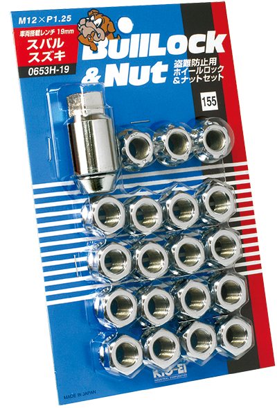KYO-EI 協永産業 ブルロック ロック＆ナットSET 貫通タイプ 19HEX M12
