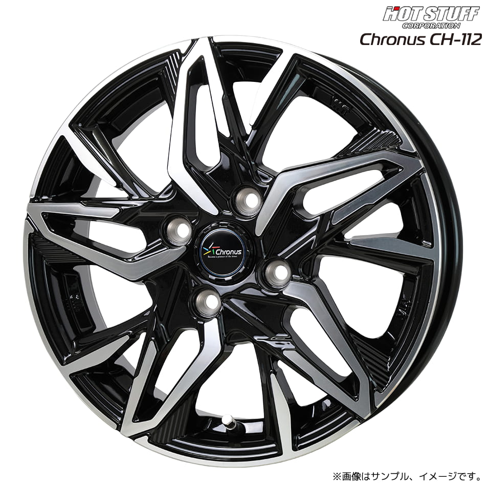 HOT STUFF（ホットスタッフ） クロノス CH-112 ホイール1本 14x5.0J 4H