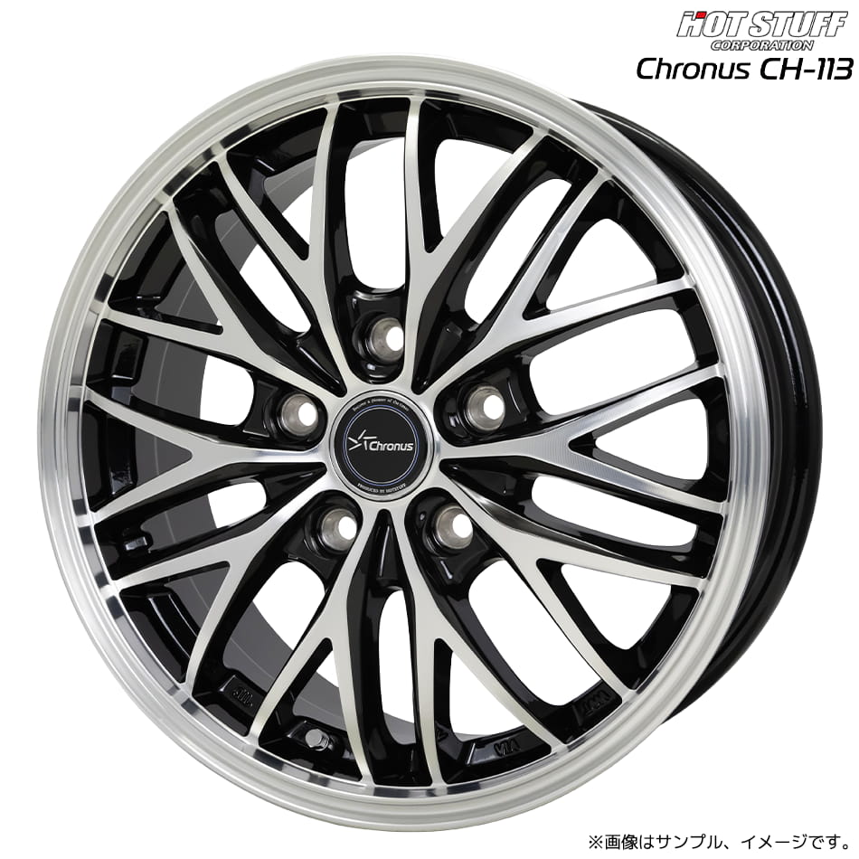 16インチ クロノスCH113 アルミホイール 冬季1シーズンのみ使用 HOT STUFF（ホットスタッフ） クロノス CH-113 ホイール1本 16x6.0J 5H