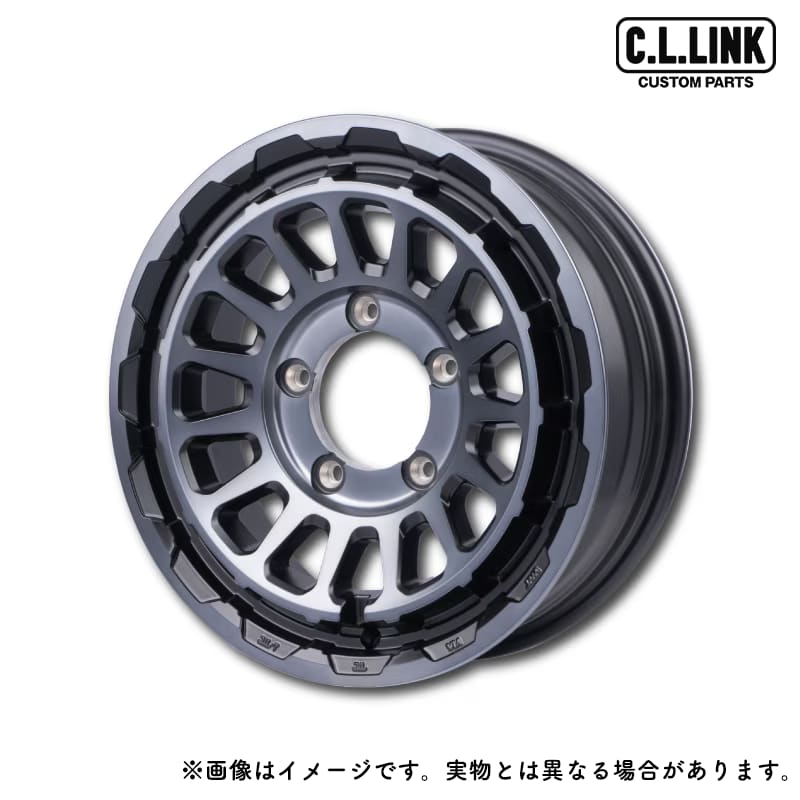 シーエルリンク ユニオンリム HR 16x5.5J 5H 139.7 +20 マットスモーククリア(MB/MSC) / 16インチ ホイール1本 C.L.LINK UNIONRIM