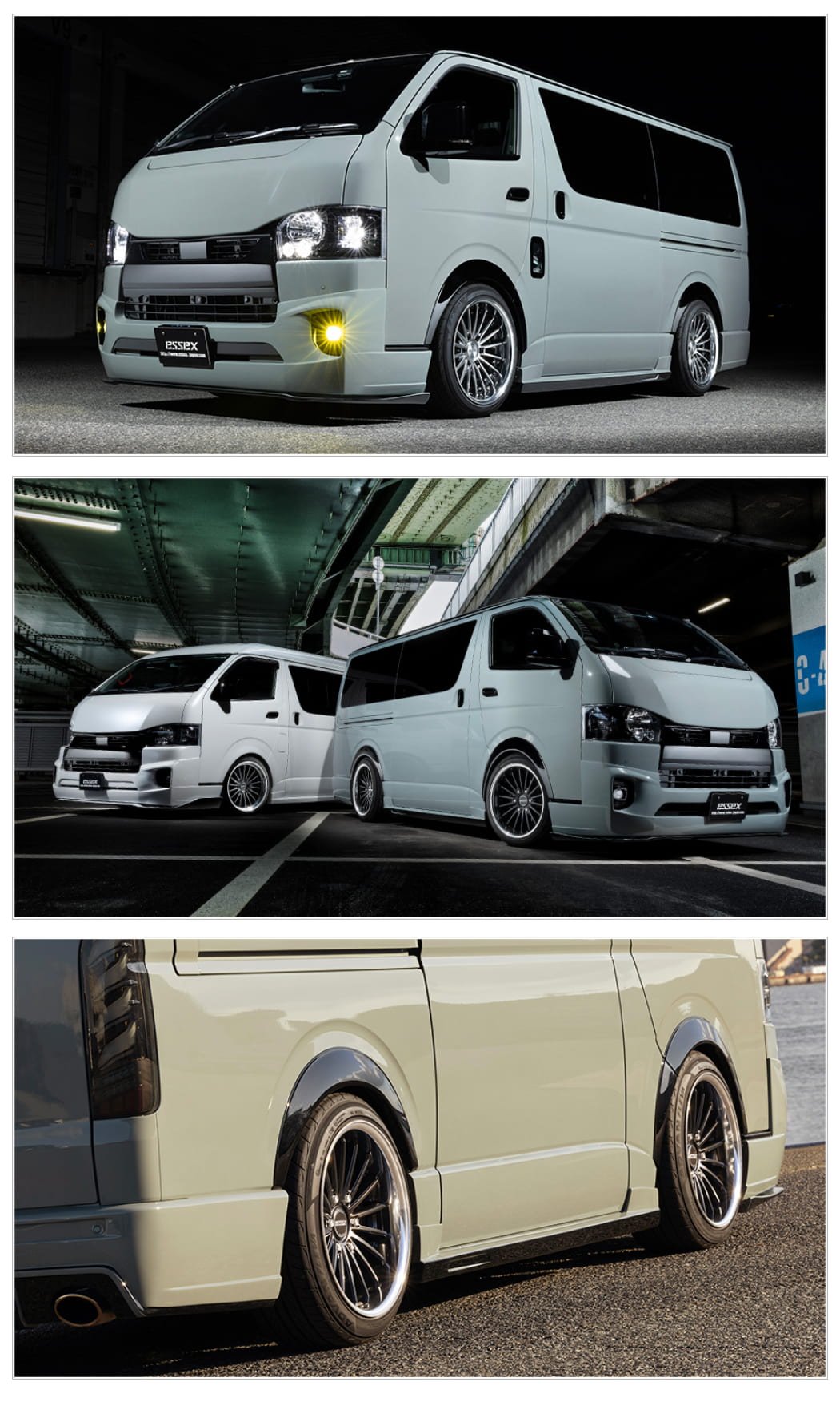 ESSEX（エセックス） CRS フィン EF-18 2ピースホイール1本 18x7.5J 6H