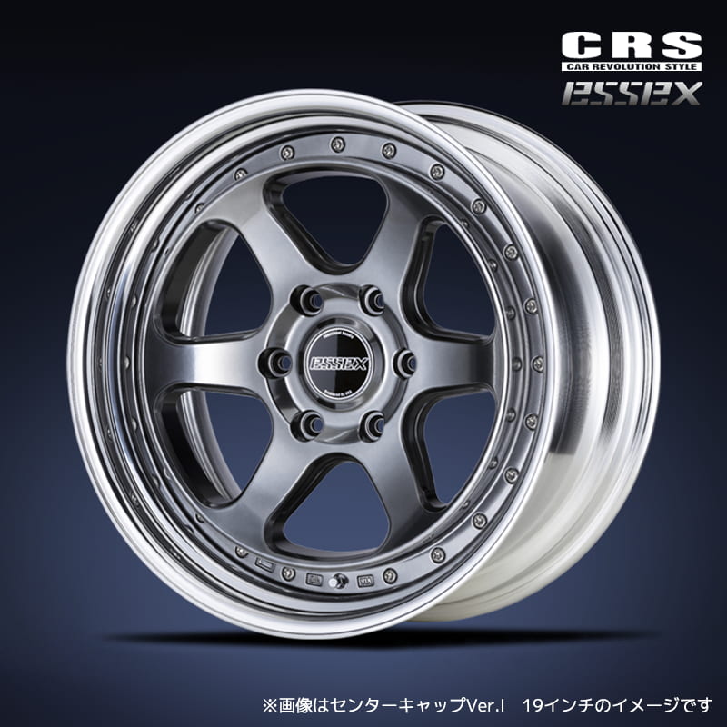 CRS エセックス ロータス ルート Ver.II EL-17 2ピースホイール1本 17x9.0J 6H 139.7 -3〜+50 ハイパーグロス(HG) / 17インチ ESSEX LOTUS ROOT Ver.II