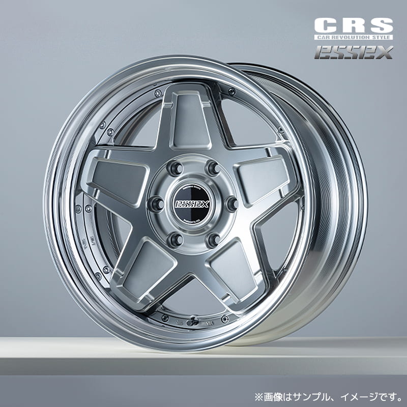 CRS エセックス ネオ クラシック ステラ ENCS-17 2ピースホイール1本 17x9.0J 6H 139.7 +3〜+50 プラチナムポリッシュ / 17インチ ESSEX NEO CLASSIC STELLA