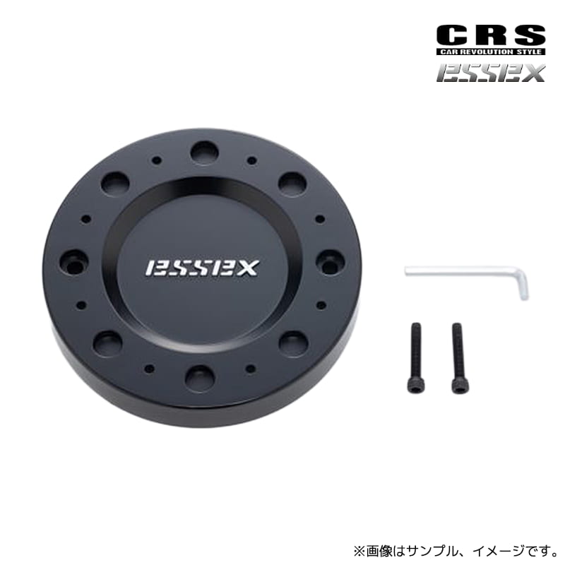 ESSEX エセックス　センターキャップ　ブラック　4個セット ESSEX（エセックス） CRS EUホイール専用 センターキャップ 1枚