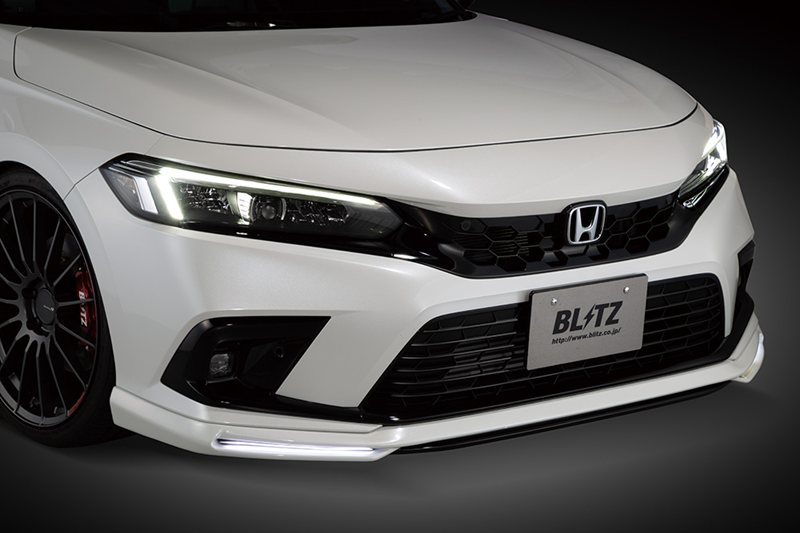 ブリッツフィットフロントリップ用LEDライト丸型 BLITZ（ブリッツ） BLITZ AERO SPEED R-Concept フロントリップ