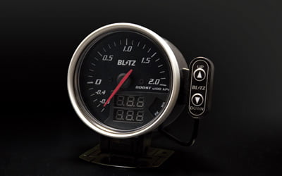 BLITZ FLD METER BOOST (ブーストセンサー有) ブースト面盤 φ74