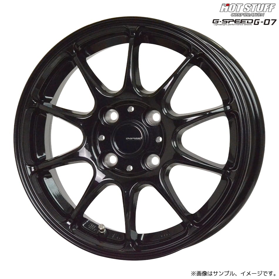 �W�[�E�X�s�[�h G-07 �z�C�[��1�{ 14x4.5J 4H 100 +45 ���^���b�N�u���b�N(MB) / 14�C���` �z�b�g�X�^�b�t HOT STUFF G-SPEED G07