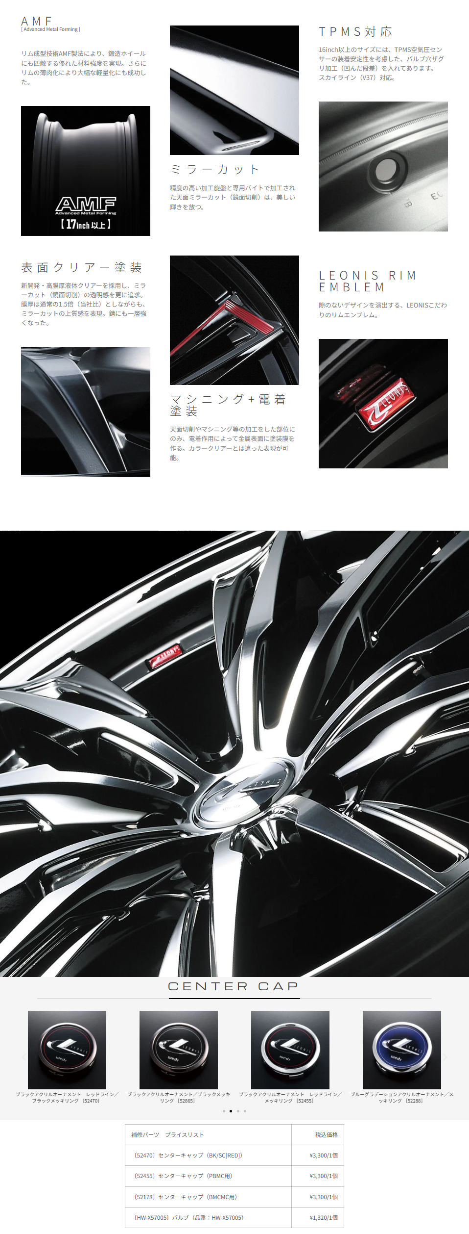 WEDS（ウェッズ） 個人宅直送可 レオニスGX 18x7.0 5H 114.3 +55