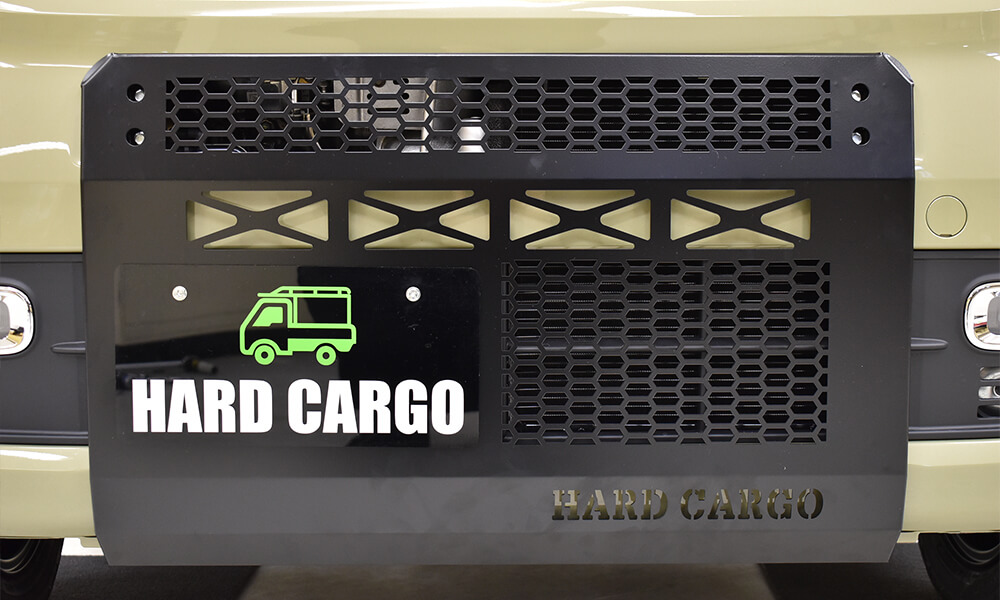 ハードカーゴ スキッドグリル ホンダ N-VAN JJ1 JJ2 グリルガード フロントガード 軽バン 軽ハコ用 カスタム HC-SG5 | HARD CARGO | 01