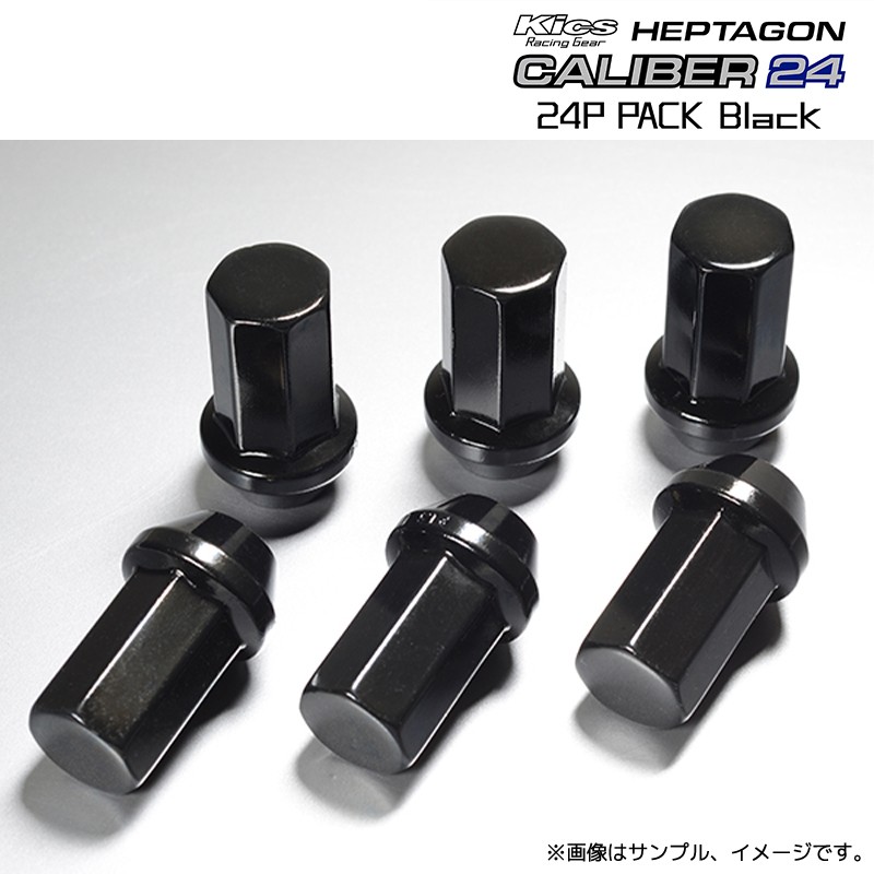 KYO-EI 協永産業 Kics ヘプタゴンキャリバー24 ナット M12xP1.25 20個