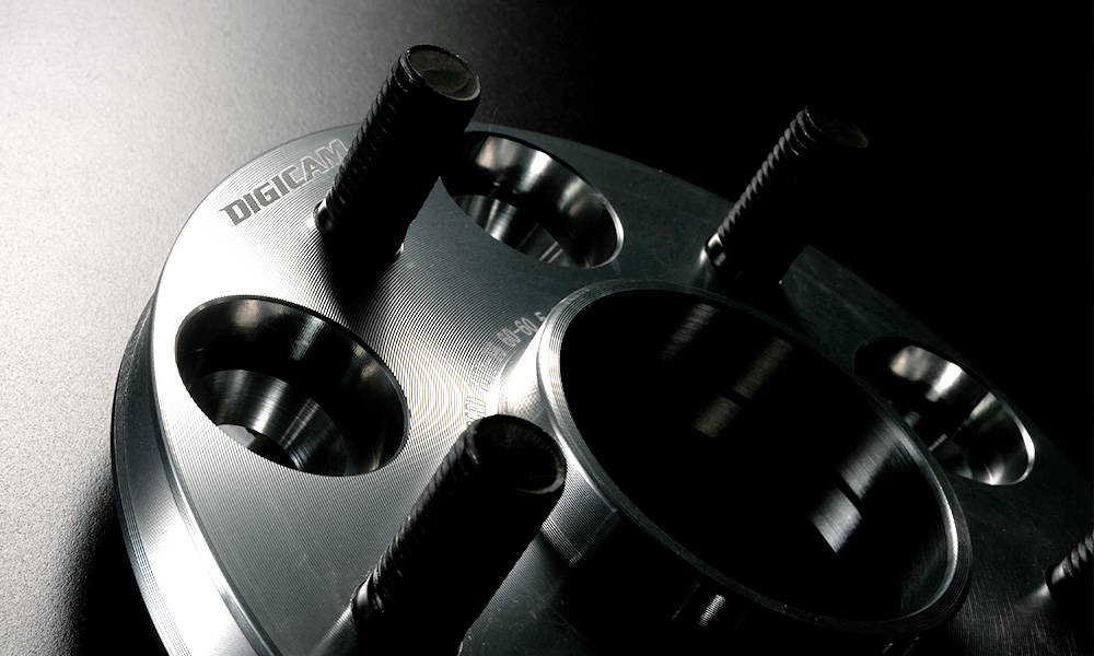 DIGICAM（デジキャン） ハブ付ワイドトレッドスペーサー 100 4H ナット