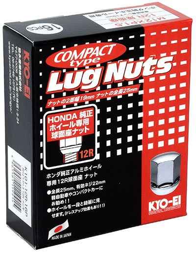 KYO-EI 協永産業 ラグナット 12R球面座 ホンダ純正アルミホイール専用 