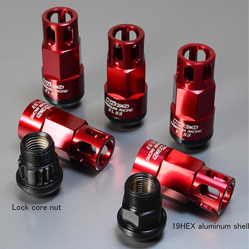 協永産業 Kics レデューラ シェルタイプ ロック & ナットセット EL53 M12xP1.25 20個 カラー:3色選択 / LEGGDURA EL53-13 KYO-EI | KYO-EI | 02