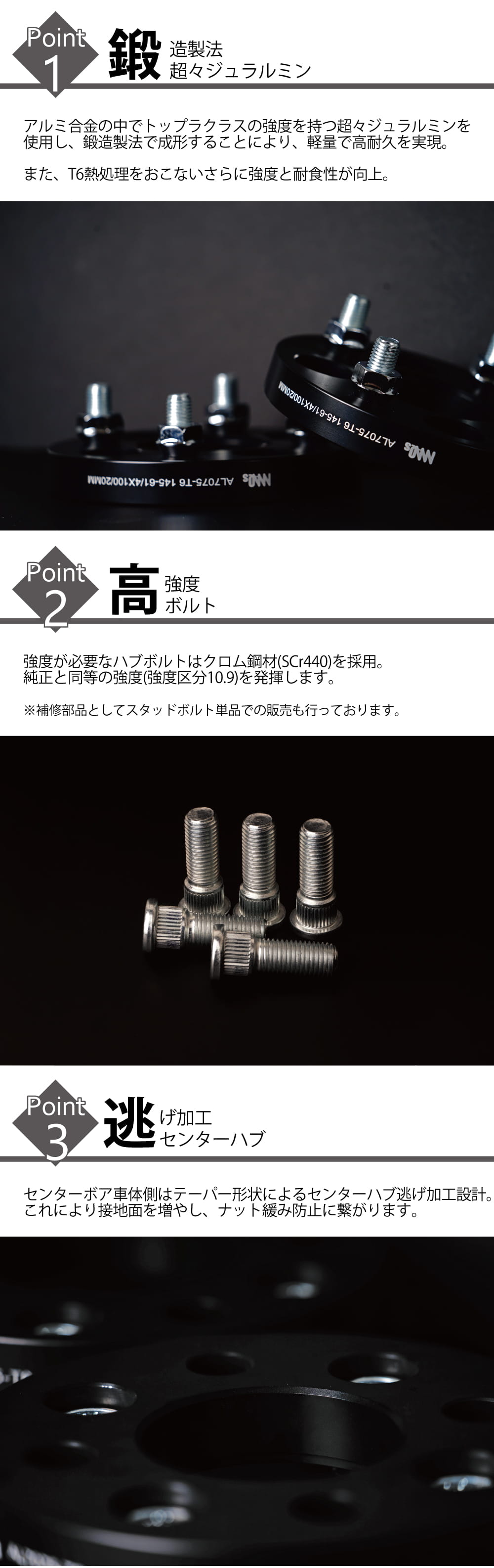 C.L.LINK（シーエルリンク） MAQs ワイドトレッドスペーサー 100 4H P1