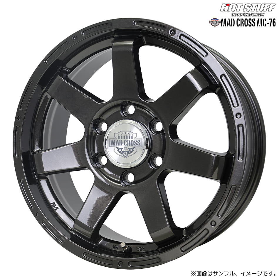 HOT STUFF（ホットスタッフ） マッドクロス MC-76 ホイール1本 18x7.5J
