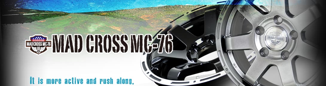 HOT STUFF（ホットスタッフ） マッドクロス MC-76 ホイール1本 16x5.5J
