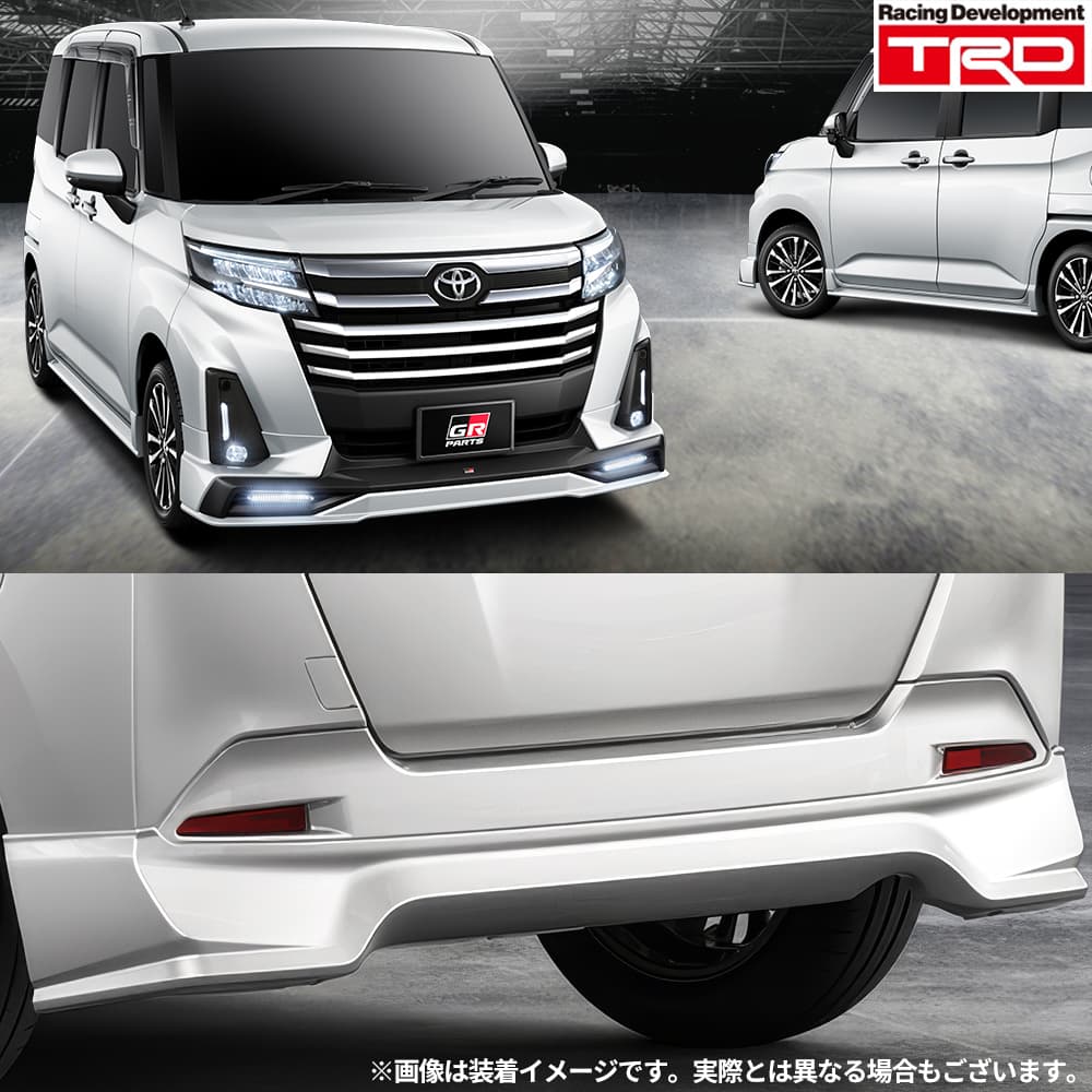TRD TRD GRリヤバンパースポイラー 塗装済 ルーミー 900系(M900A/M910A 