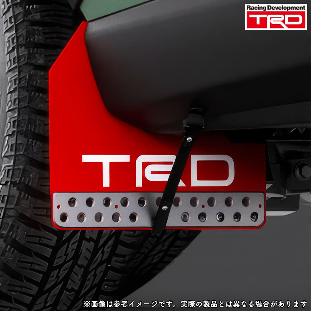 TRD マッドフラップ(レッド/ブラック) RAV4 50系 MXAA5# AXAH5
