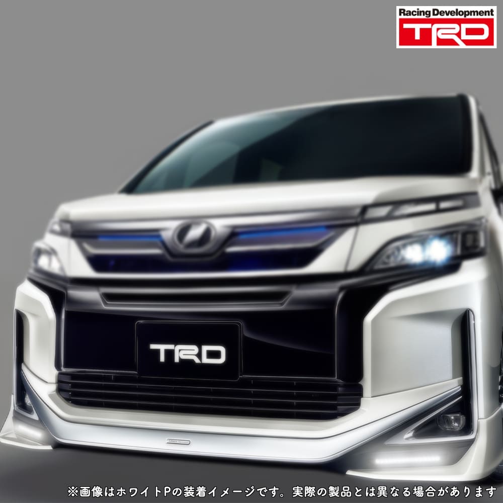 TRD フロントスポイラー(LED付) ヴォクシー 80系 ZWR8# ZRR8# 未塗装