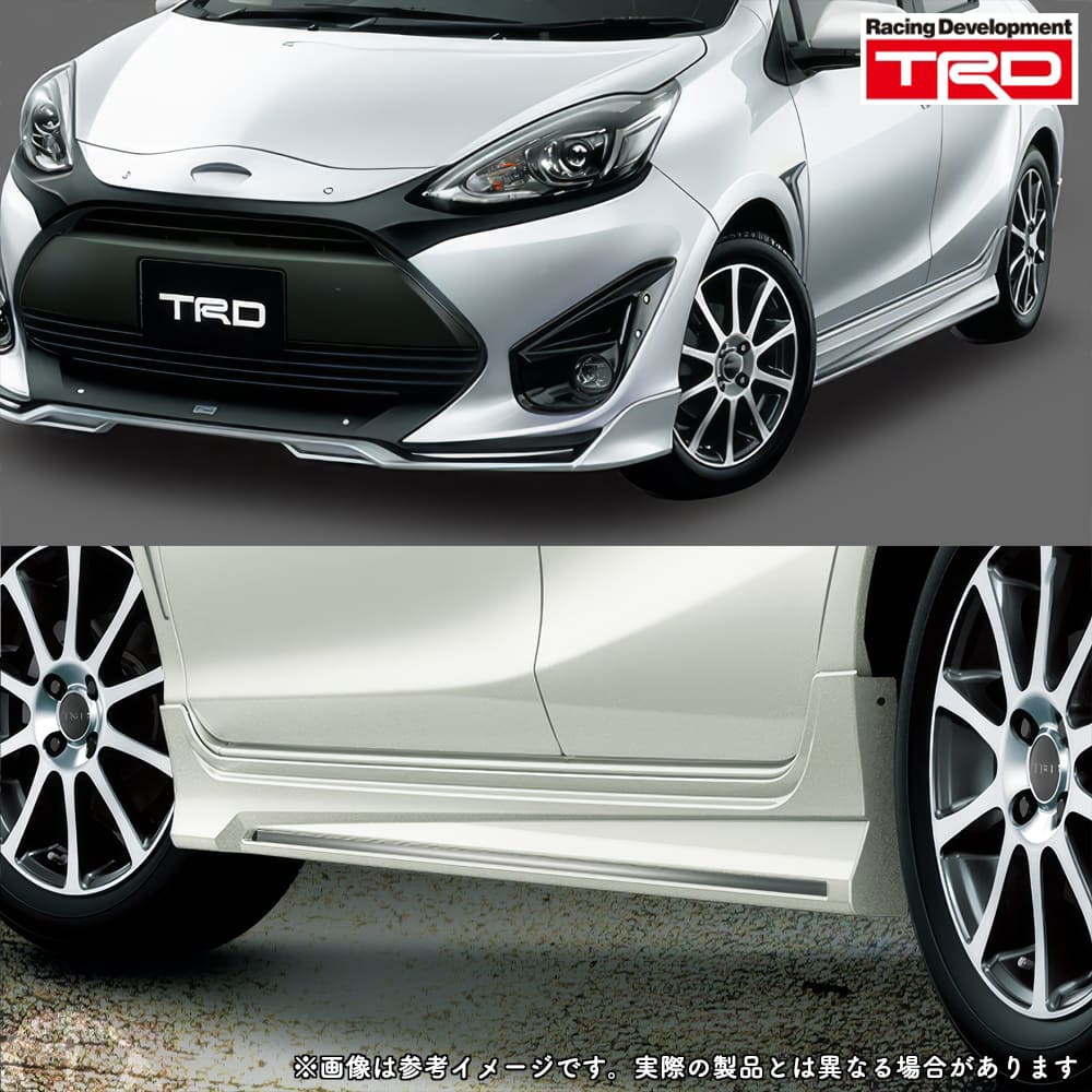 TRD サイドスカート (未塗装) アクア NHP10 / MS344-52012-NP : エス
