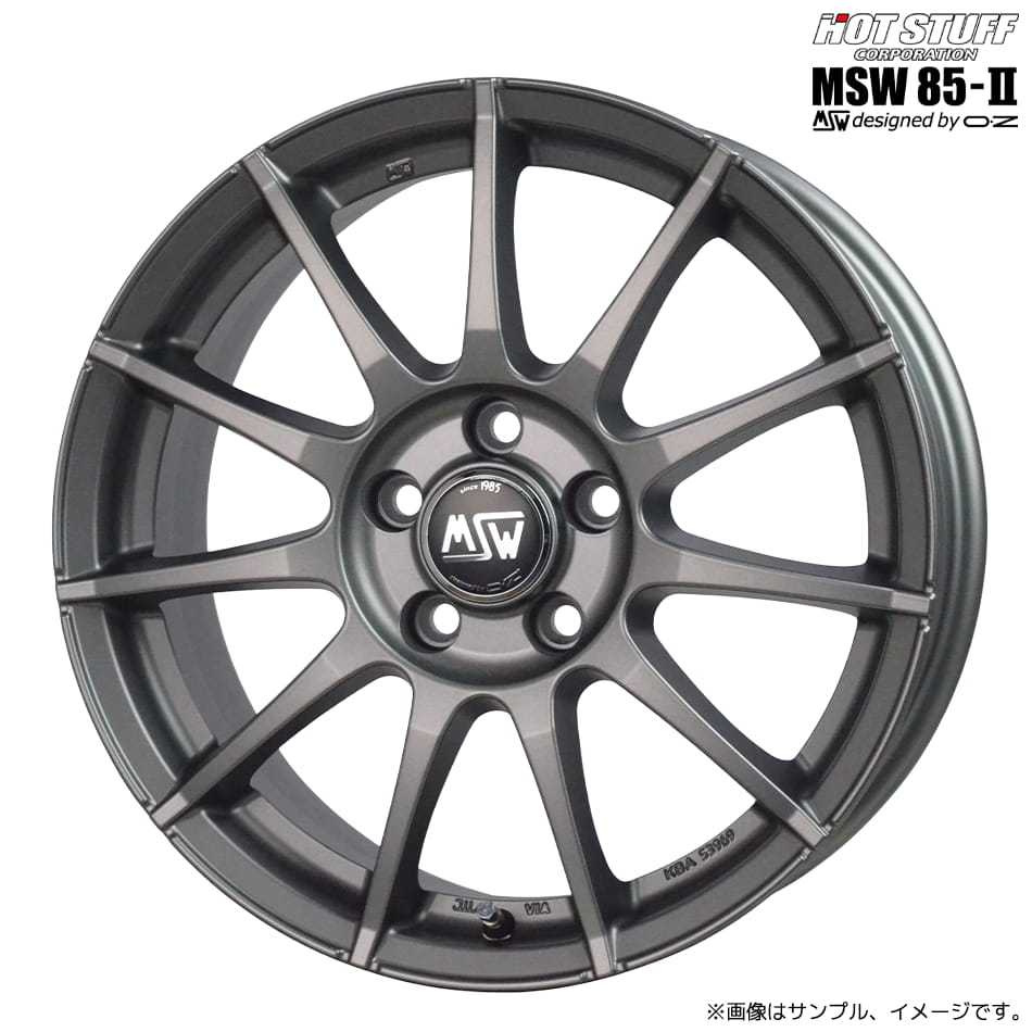MSW 85-II �z�C�[��1�{ 16x6.5J 5H 112 +30 �}�b�g�K�����^��(MGM) / 16�C���` 13R ���ʍ� �z�b�g�X�^�b�t HOT STUFF �A���ԗp