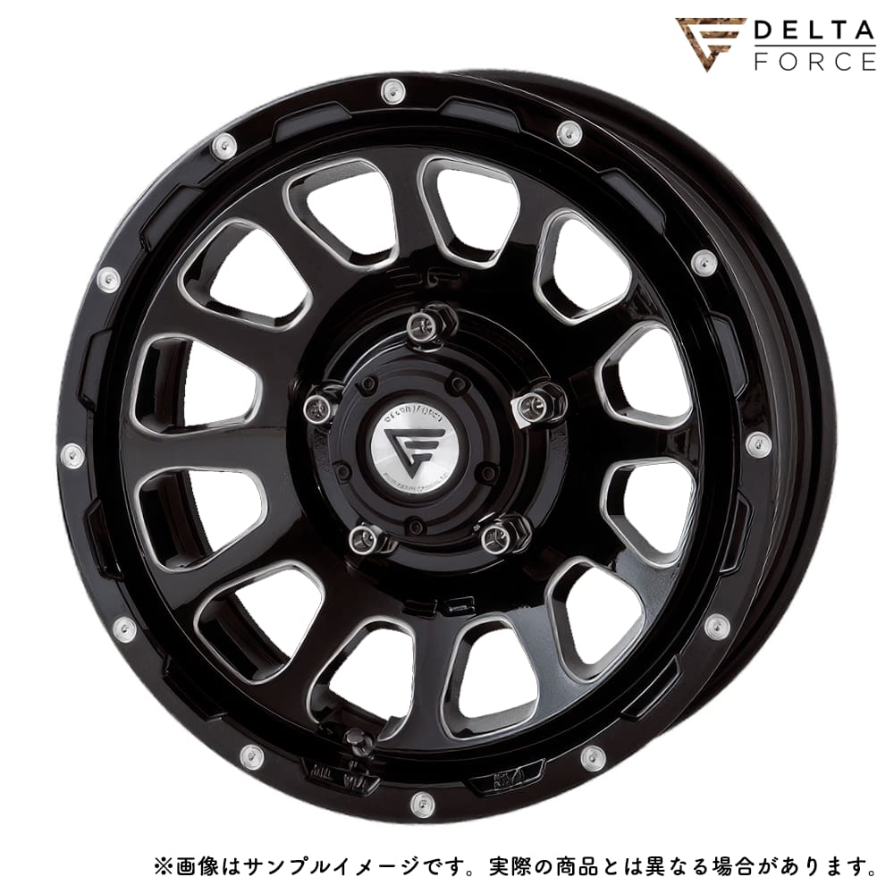 �f���^�t�H�[�X �I�[�o�� 16x5.5J 5H 139.7 +20 �u���b�N�}�V�j���O (BKM) / 16�C���` �z�C�[��1�{ DELTA FORCE OVAL