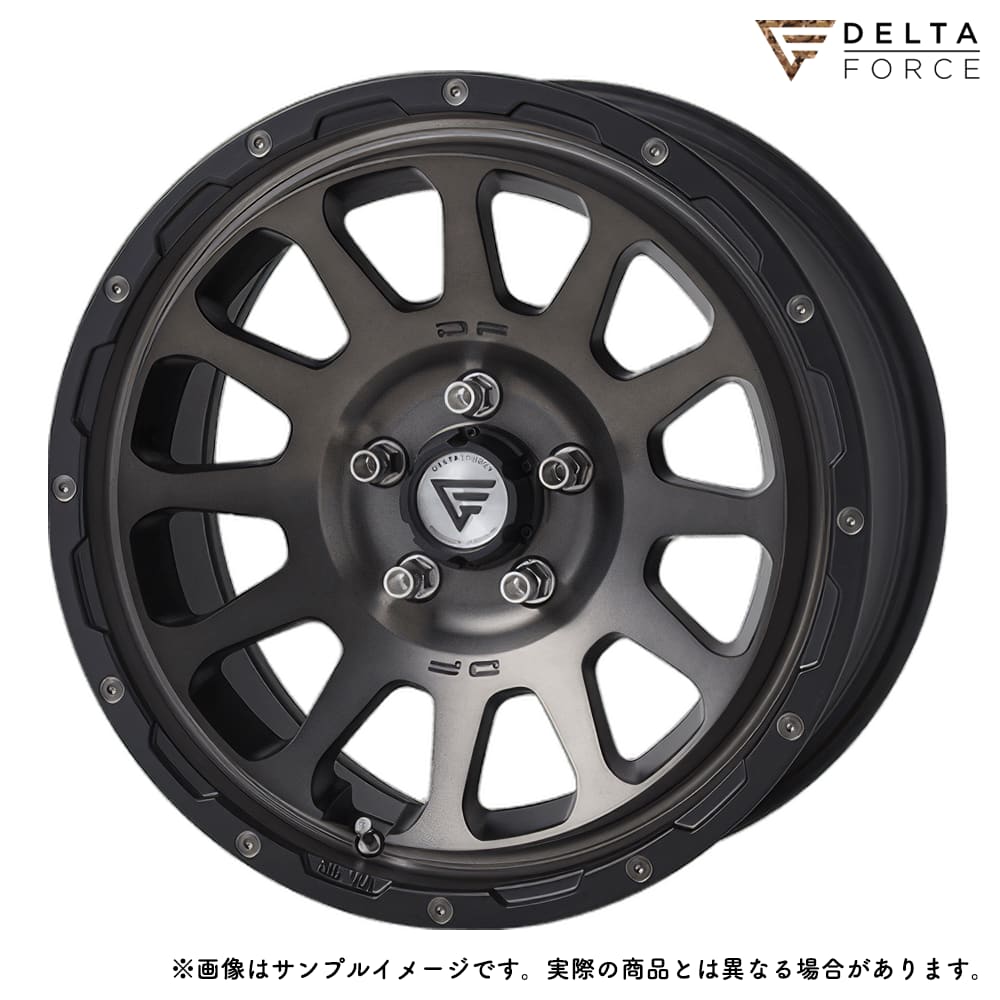 DELTA FORCE（デルタフォース） オーバル 17x8.0J 5H 127 +40 マット